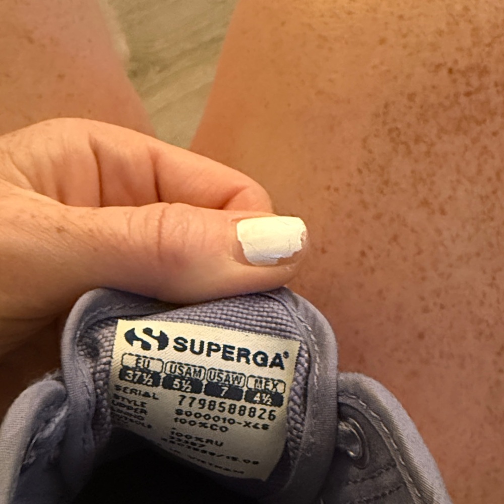 Superga Slate Blue Casual Sneakers - Picture 12 of 12